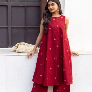 Women Printed Regular Kurta with Palazzos