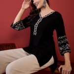 Floral Printed Round Neck A-Line Kurta With Trouser & Dupatta